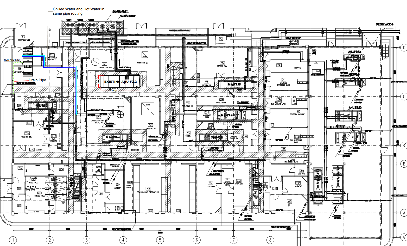 Piping layout